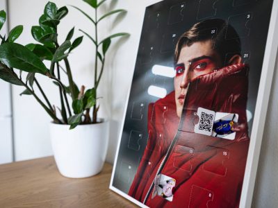 Easy to recycle plastic-free chocolate calendar