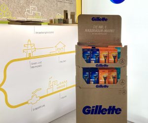 Gillette to grow sales more sustainably with silphie displays from STI Group