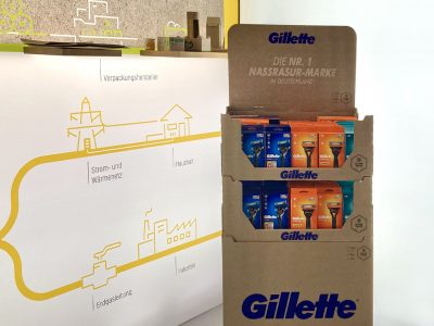 Gillette to grow sales more sustainably with silphie displays from STI Group