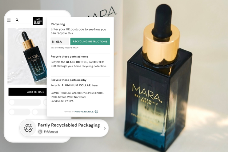 UK’s first postcode-specific tool tells shoppers where and how to recycle locally