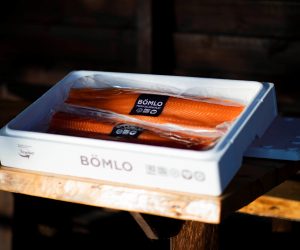 Fresh salmon packed with Styropor® Ccycled™
