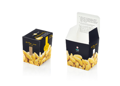 Luxury potatoes packaged responsibly