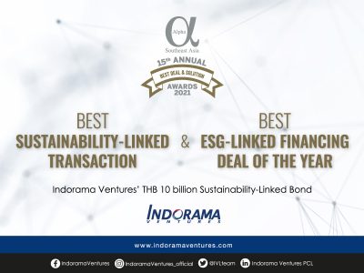 Indorama Ventures wins “Best Sustainability-Linked Transaction & Best ESG-Linked Financing Deal of the Year” by Alpha Southeast Asia