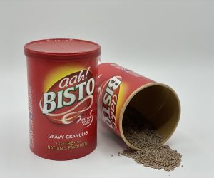 Premier Foods reduces brand’s environmental impact by reducing the height of its Bisto Gravy paperboard drum