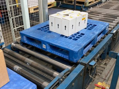 Plastic pallets prove the most efficient and reliable choice for global electrical components distributor