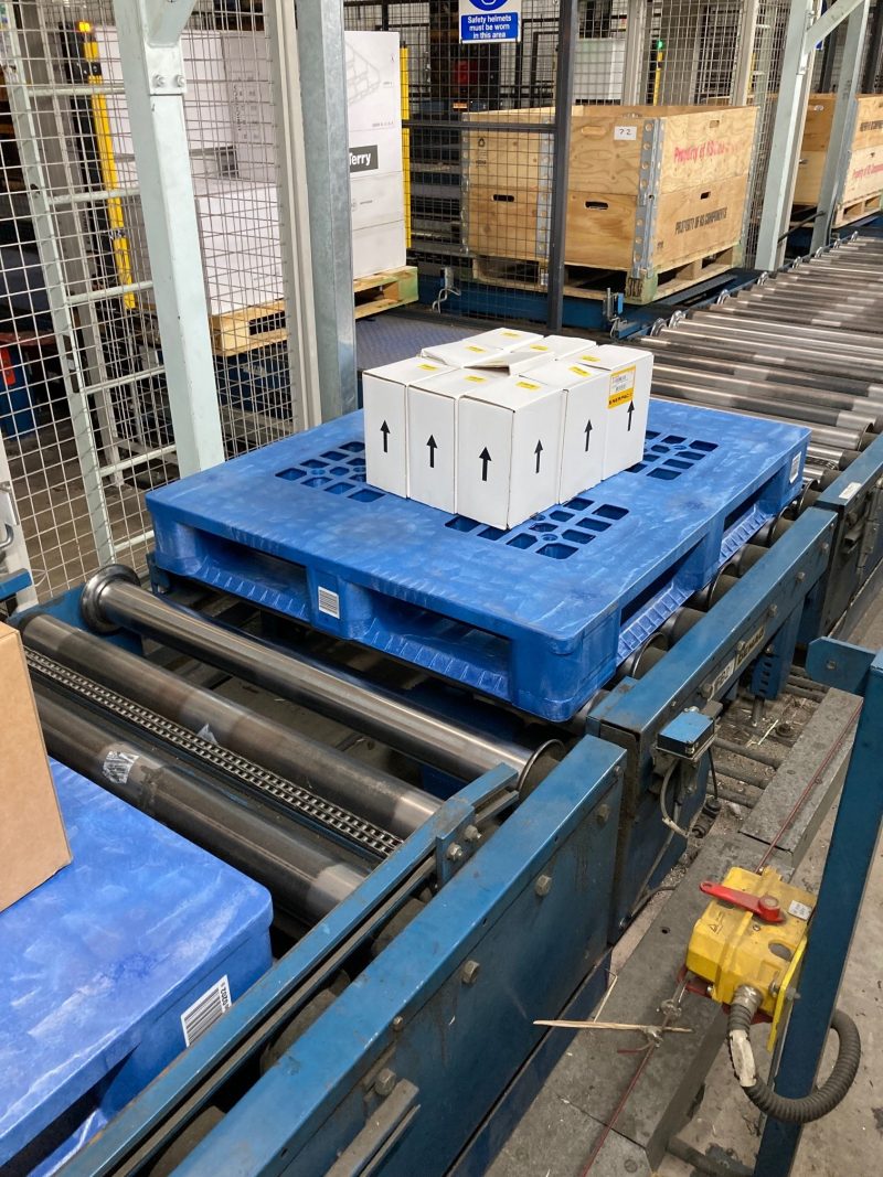 Plastic pallets prove the most efficient and reliable choice for global electrical components distributor