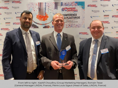 LINDAL France collects award for best international performance