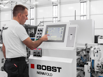 Completing the folding-gluing dream team: BOBST introduces the brand-new NOVAFOLD