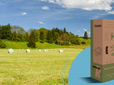 Coveris Unterland R silage film for more sustainable bale wrapping