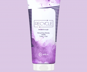 Albéa has just been granted recognition from the Association of Plastic Recyclers for its printed extruded tube with low melt flow HDPE Slim Cap.