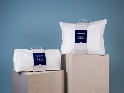 Familon uses Paptic® in its new plastic-free packaging line for pillows and quilts