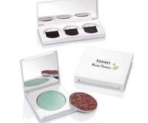 Texen launches a collection of refillable palettes and matching suede pouches