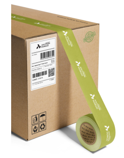 Ahlstrom-Munksjö launches MasterTape™ Pack Green, a sustainable alternative for plastic PSA packaging tape backings