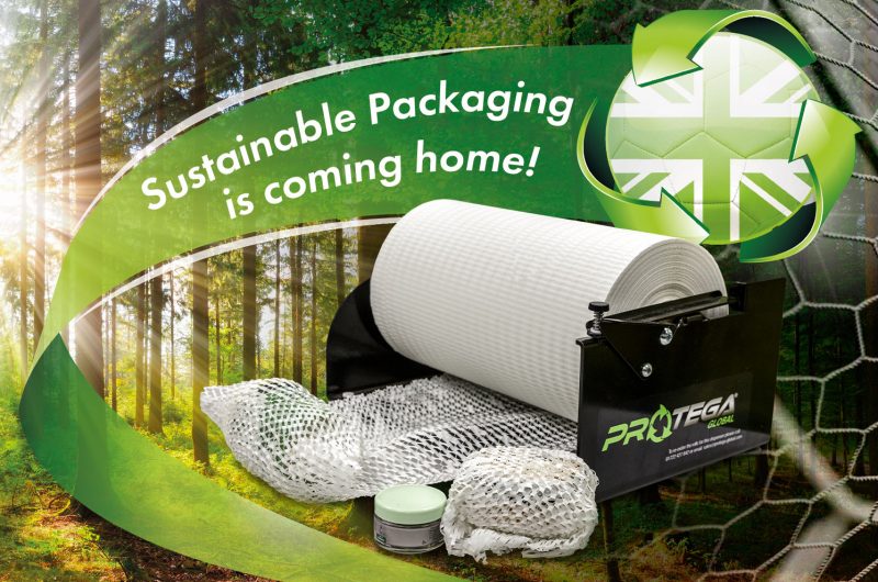 PROTEGA SHOWCASES UNIQUE UK MANUFACTURED PAPER BUBBLE WRAP