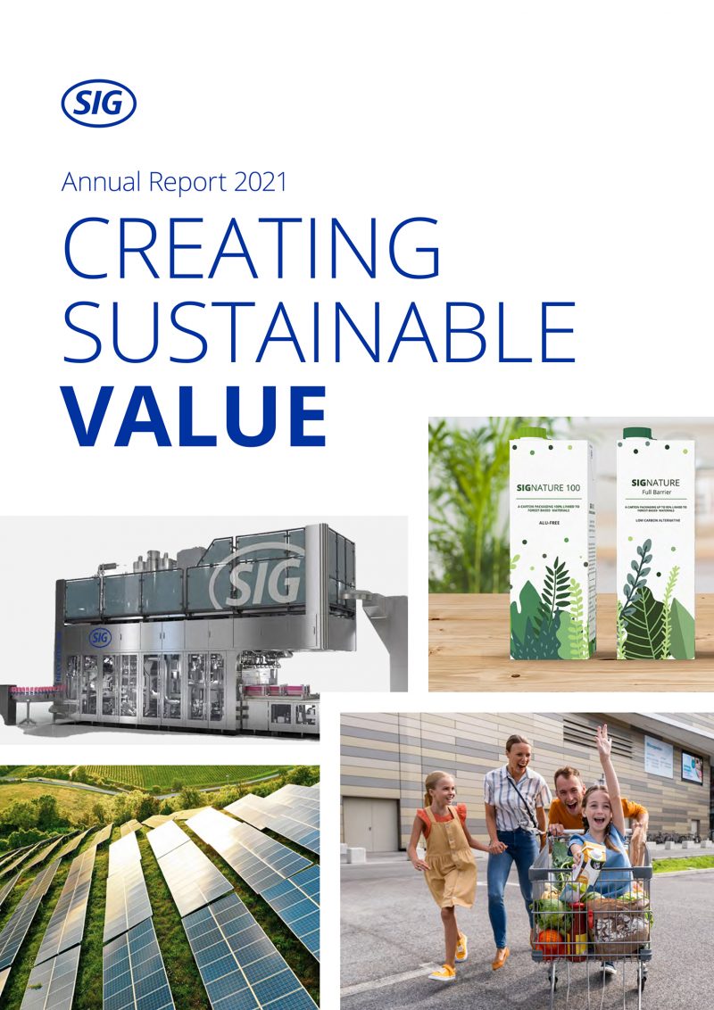 SIG PUBLISHES FIRST COMBINED CORPORATE RESPONSIBILITY AND ANNUAL REPORT