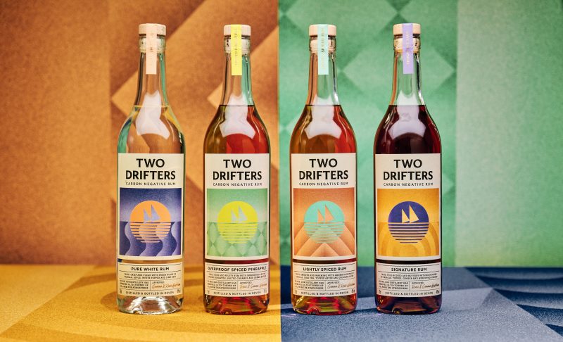 Carbon Negative Rum Distillery Embraces Glass Bottle Design