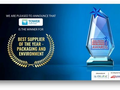 Award for Tower’s reusable pharmaceutical cold chain containers