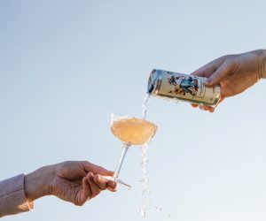 Canned Wine in Upper Class