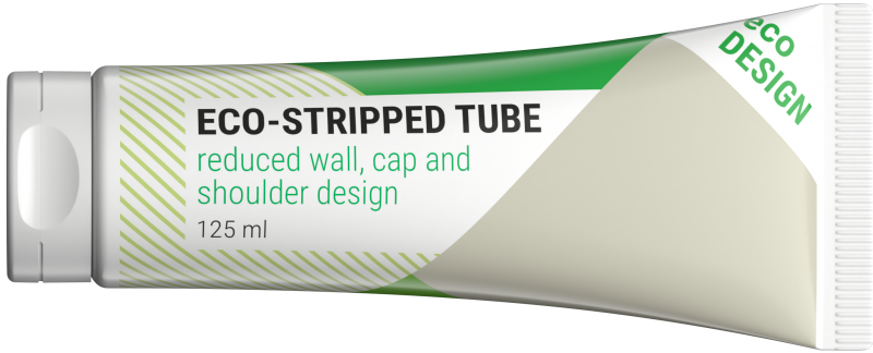 Neopac Introduces “Eco-Stripped” Tube with 30% Less Plastics, Including Slimmed-Down Shoulder & Cap