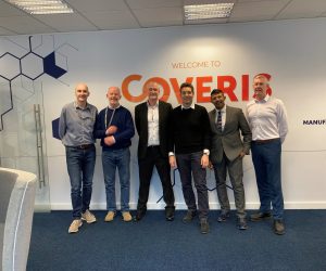 Edward Timpson CBE MP visits Coveris Winsford to learn more about the future of sustainable packaging films