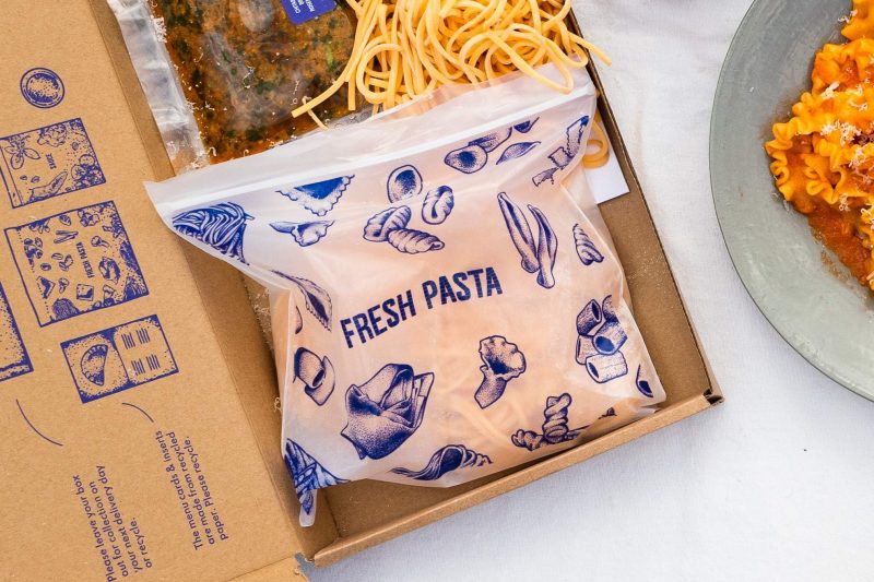 Bags of freshness for home-delivered pasta