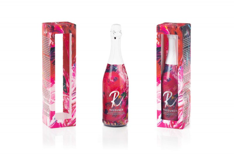 Non-alcoholic sparkling drink in responsible packaging