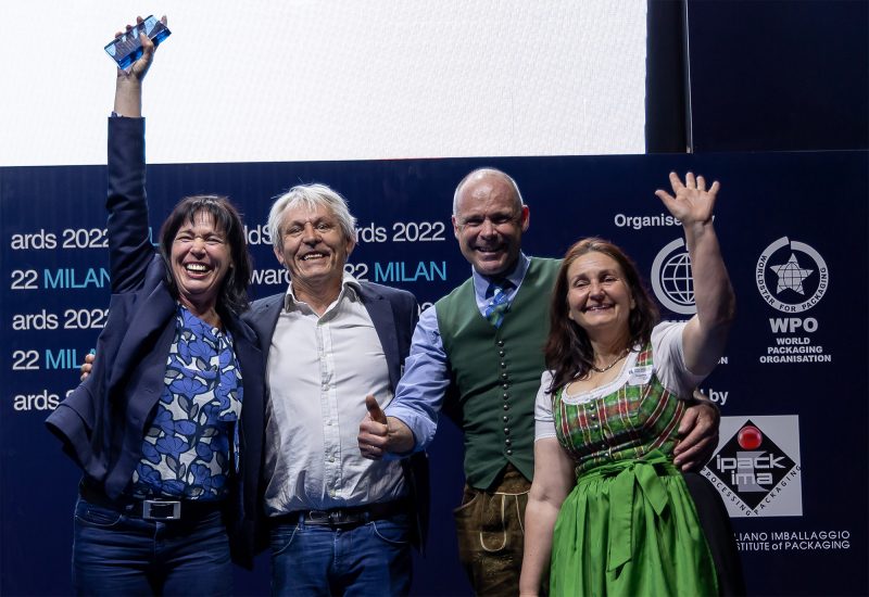 Gold sustainability award for rPET packaging loop