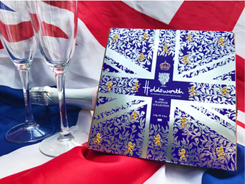 Robinson produce sustainable packaging for Holdsworth’s iconic limited edition Platinum Jubilee chocolates