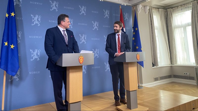 Elkem CEO in meeting with EU Commission Vice President and Norwegian Minister of Trade & Industry
