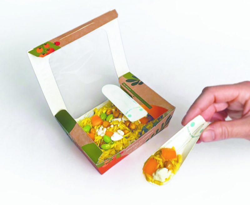EcoTensil® awarded as first all-in-one plastic-free paperboard food box with integrated cutlery