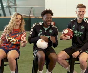 TOP BINS – Arsenal Trio Star In Aluminium Drinks Can Trick-shot Challenge