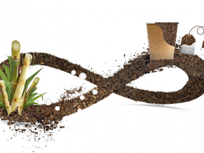 PLA compostable bioplastics, towards a circular economy