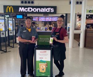 COSTA COFFEE AND MCDONALD’S UK PARTNER WITH ROADCHEF, BOOSTING CUP RECYCLING AT JAMES CROPPER’S SPECIALIST FACILITY