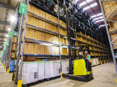 Racking up the savings with recycled plastic pallets