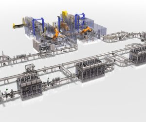 The fully automatic Transversal kegging line from KHS for greater line efficiency