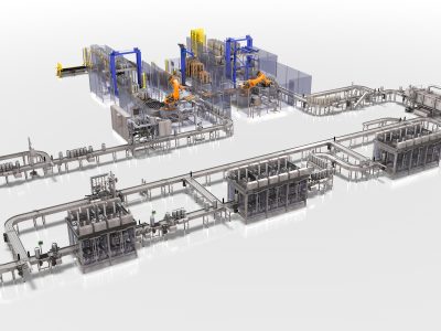 The fully automatic Transversal kegging line from KHS for greater line efficiency
