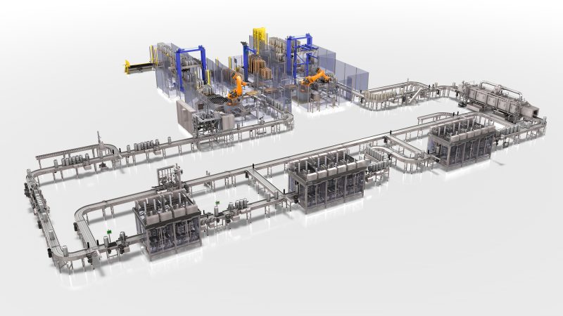 The fully automatic Transversal kegging line from KHS for greater line efficiency
