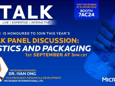 Microban to participate in exclusive K-Talk panel discussion on sustainable plastic packaging