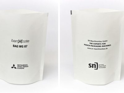 Mitsubishi HiTec Paper and SN Maschinenbau working together in the field of flexible paper packaging