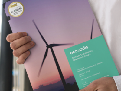 Monadnock Paper Mills Earns Gold Status in Ecovadis Corporate Social Responsibility Ratings