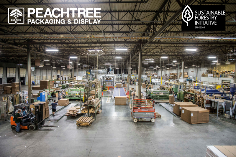 Peachtree Packaging & Display Earns Certification from Sustainable Forestry Initiative
