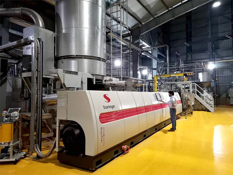 Akij Food and Beverage Ltd. runs a Starlinger PET bottle-to-bottle recycling line in Bangladesh