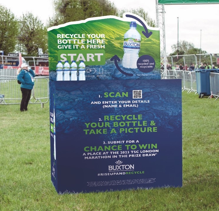 London Marathon: 700,000 used water bottles to be saved!