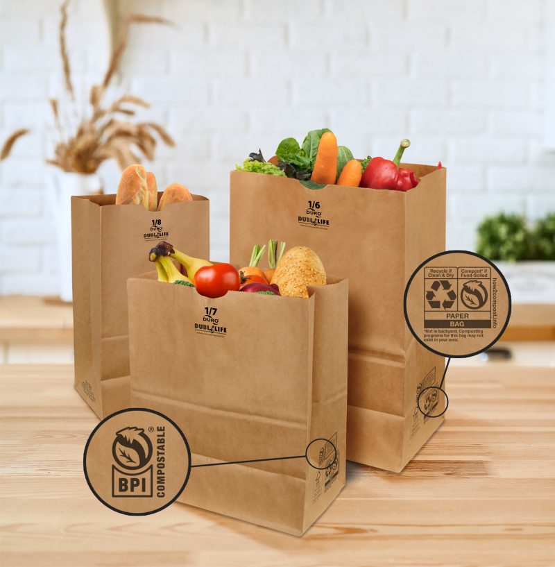 Novolex Earns Benchmark BPI Compostable Certifications for Paper Bags and Sacks