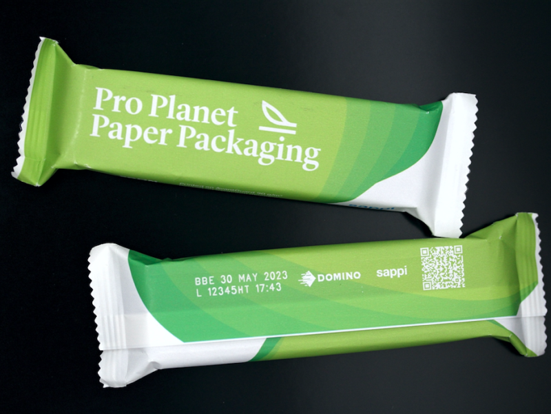 Domino and Sappi Collaborate to Realise Sustainable Laser Coding of Barrier Papers for Flexible Food Packaging