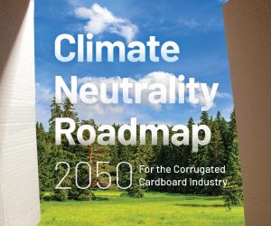 The corrugated cardboard industry presents its ambition for Climate Neutrality by 2050