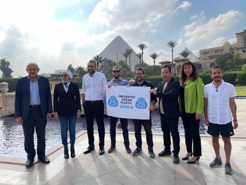 Prevented ocean plastic Africa launches to help THE GLOBAL PROGRAMME stop enough plastic bottles to fill a great pyramid from reaching the ocean in next 18 months
