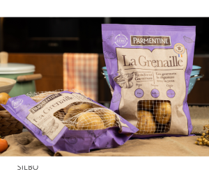 Potatoes packed without plastic. Ecologically and legally
