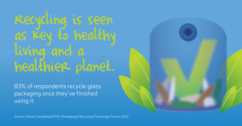 CONSUMERS RECOGNISE GLASS AS A SAFE, SUSTAINABLE AND FIT FOR THE FUTURE MATERIAL
